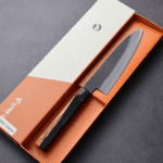 日野浦刃物 味方屋 蔬果刀 150mm 白紙鋼 黑打梨地 橄欖木 (2) 日野浦刃物 味方屋 蔬果刀 150mm<br>白紙鋼 黑打梨地 橄欖木