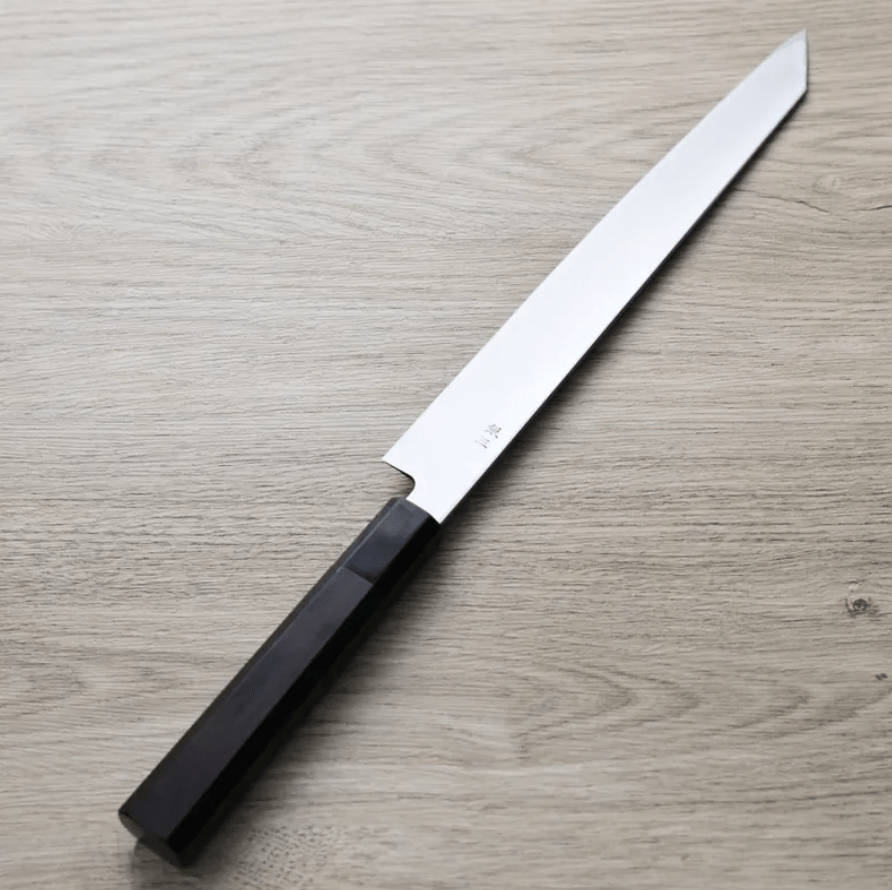 明神利器製作所 初心 切付柳刃<br>270mm 銀三