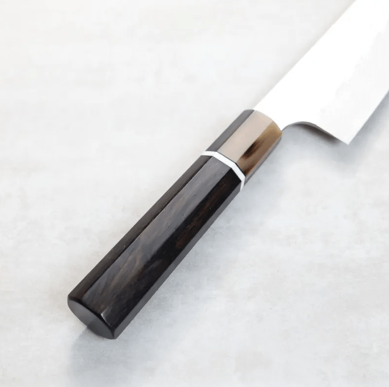 二唐刃物 牛刀 240mm SG Strix粉末HSS鋼 鎚目大馬士革 (2) 二唐刃物 牛刀 240mm <br>SG Strix粉末HSS鋼 鎚目大馬士革