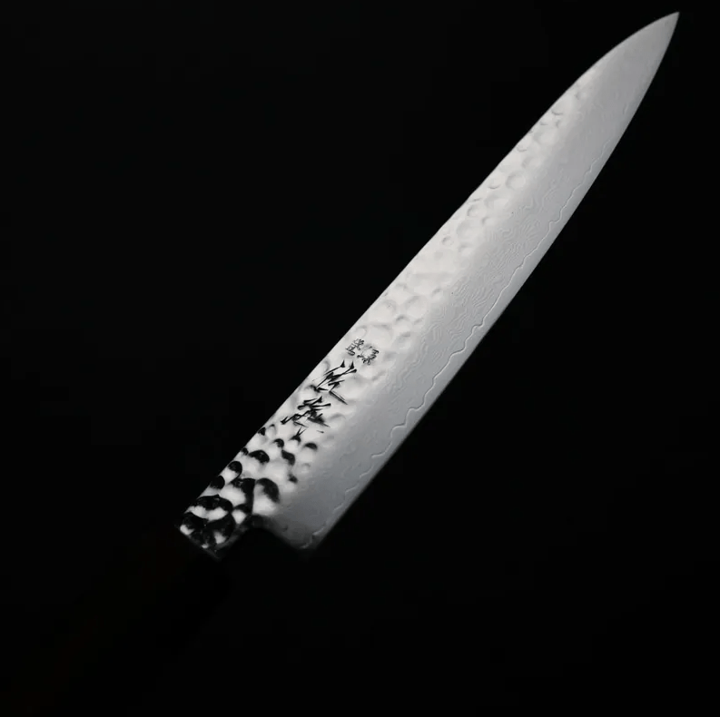 佐海 蔬果 150mm VG10鋼 <br>鎚目 大馬士革 紅柄