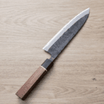 加茂詞朗 牛刀 210mm 青紙超級鋼 黑打 加茂詞朗 牛刀 210mm <br>青紙超級鋼 黑打