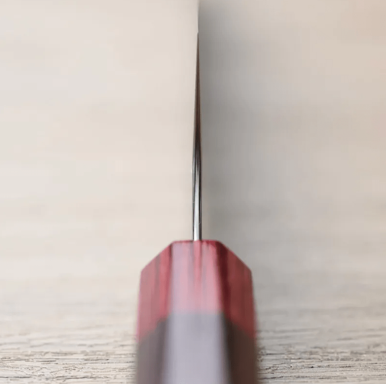 加藤義實 牛刀 210mm SG2粉末HSS鋼 鎳染大馬士革 (4) 加藤義實 牛刀 210mm <br>SG2粉末HSS鋼 鎳染大馬士革