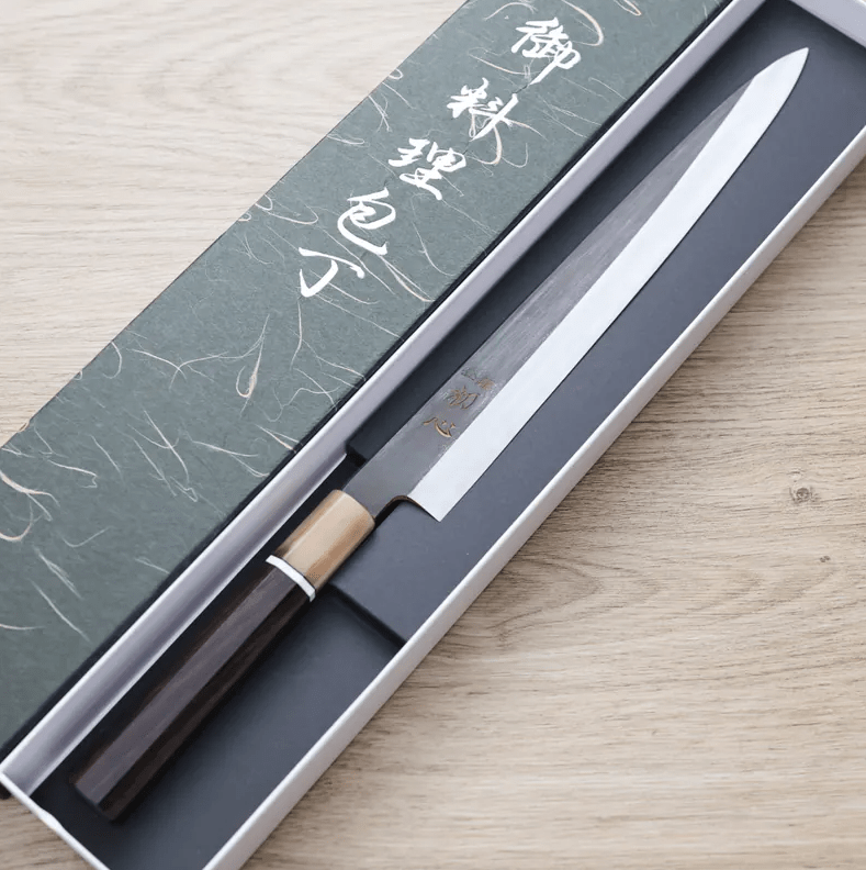 中川打刃物 初心 筋引 270mm 青紙一號鋼 黑打 (2) 中川打刃物 初心 筋引 270mm<br>青紙一號鋼 黑打