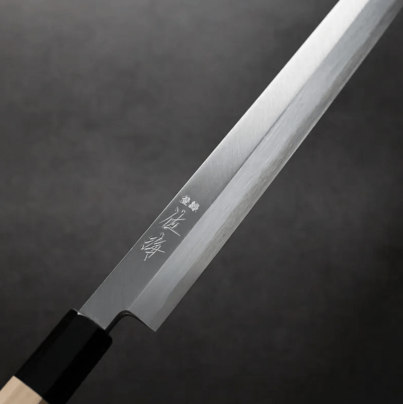 佐海 清水將矢 先丸柳刃 300mm<br>青紙1號鋼