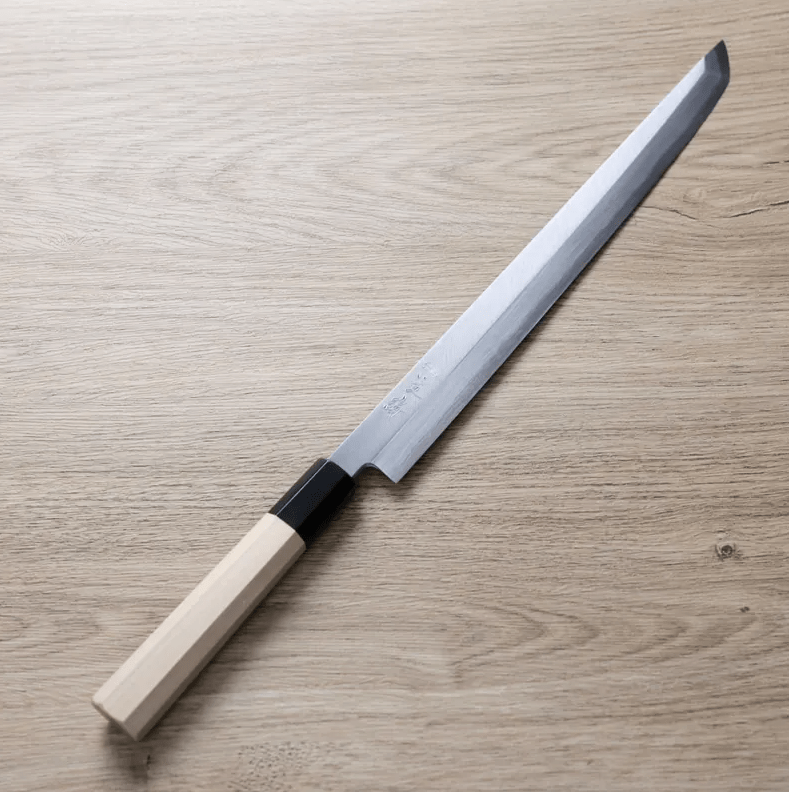 佐海 清水將矢 先丸柳刃 300mm<br>青紙1號鋼