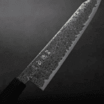 初心 流冰 牛刀 210mm<br>SG2鋼 黑染大馬士革