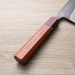 初心x吉金刃物 切付牛刀 <br>210mm 白紙鋼 黑梨地