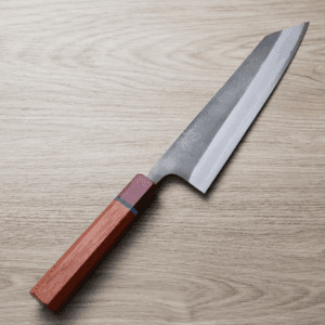 初心x吉金刃物 切付牛刀 <br>210mm 白紙鋼 黑梨地