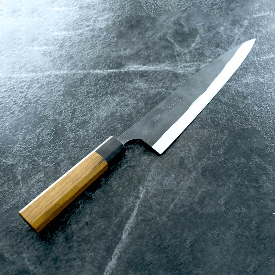 石川刃物 牛刀 210mm 白紙鋼 黑打