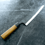 石川_24_1 石川刃物 牛刀 240mm 白紙鋼 黑打