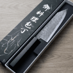 初心 流冰 文化 180mm<br>SG2鋼 黑染大馬士革