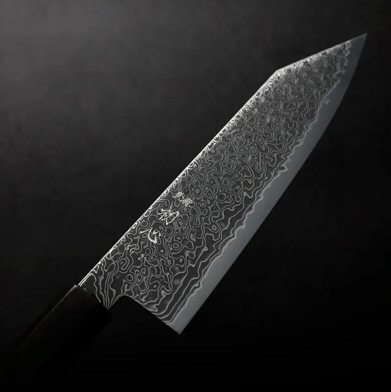 初心 流冰 文化 180mm<br>SG2鋼 黑染大馬士革