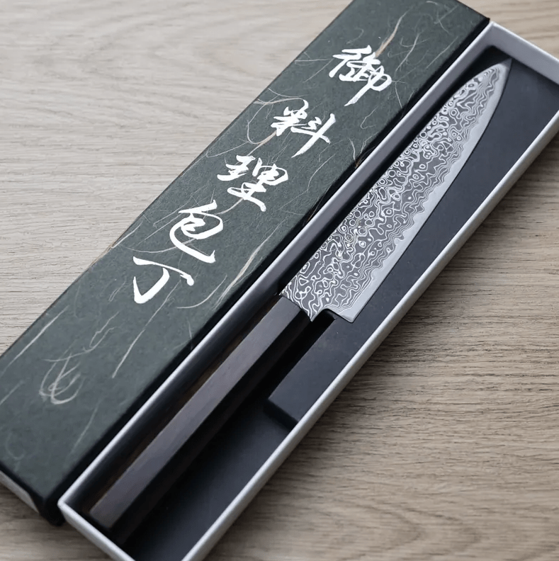 初心 流冰 蔬果 150mm<br>SG2鋼 黑染大馬士革