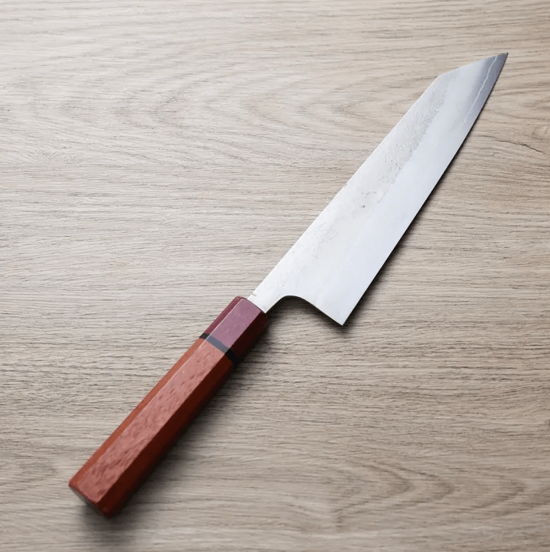 初心x吉金刃物 切付牛刀<br>210mm SKD高速鋼 梨地