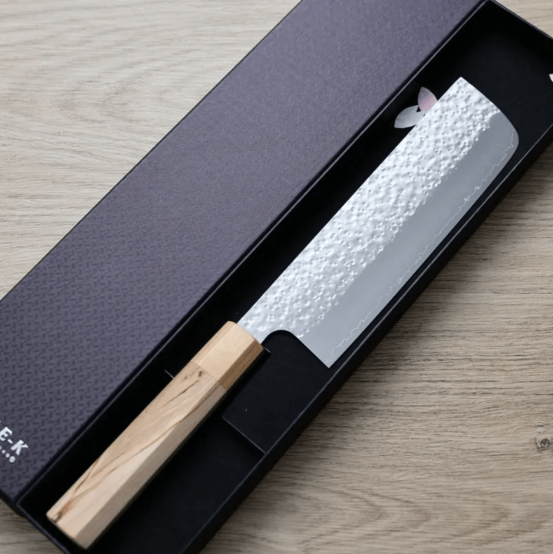 黑崎真 菜切 170mm SG2粉末鋼 櫻花鎚目