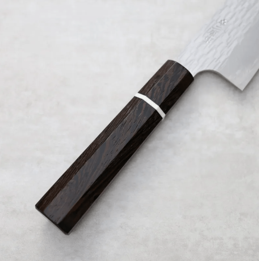 二唐刃物 牛刀 225mm VG XEOS鋼<br>鎚目大馬士革