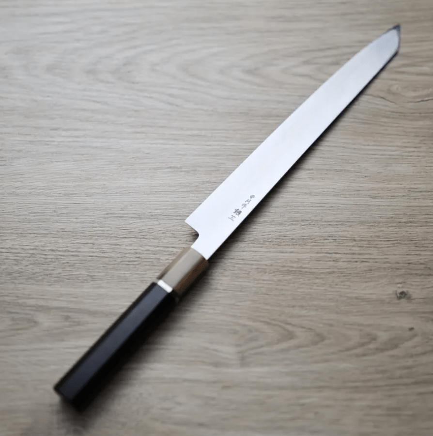 中川打刃物 切付柳刃 270mm 銀三鋼 鏡面 (2) 中川打刃物 切付柳刃 270mm<br>銀三鋼 鏡面