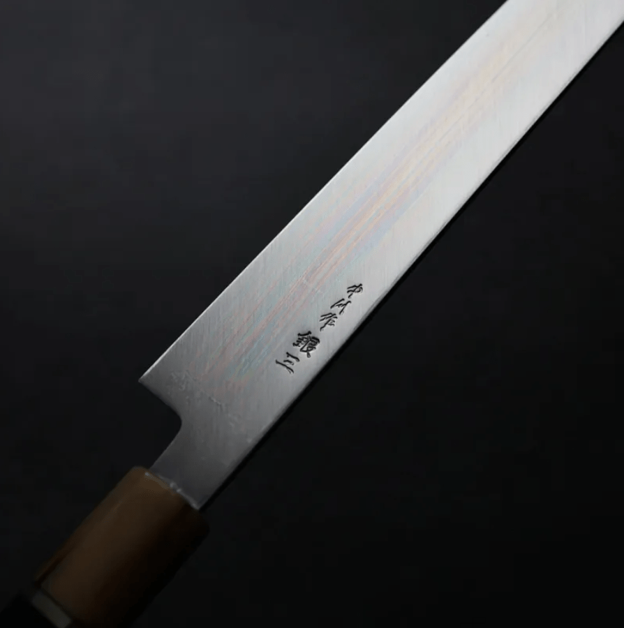 中川打刃物 切付柳刃 270mm 銀三鋼 鏡面 (6) 中川打刃物 切付柳刃 270mm<br>銀三鋼 鏡面