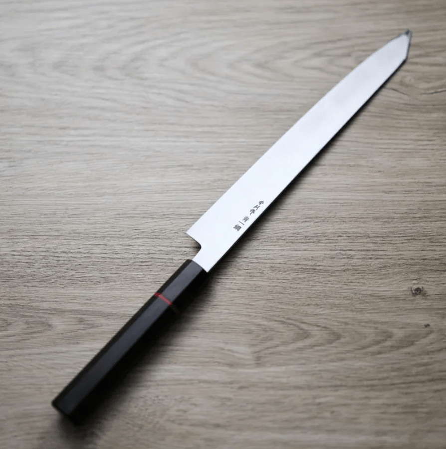 中川打刃物 初心 切付柳刃 270mm 青紙一號鋼 (3) 中川打刃物 初心 切付柳刃<br>270mm 青紙一號鋼