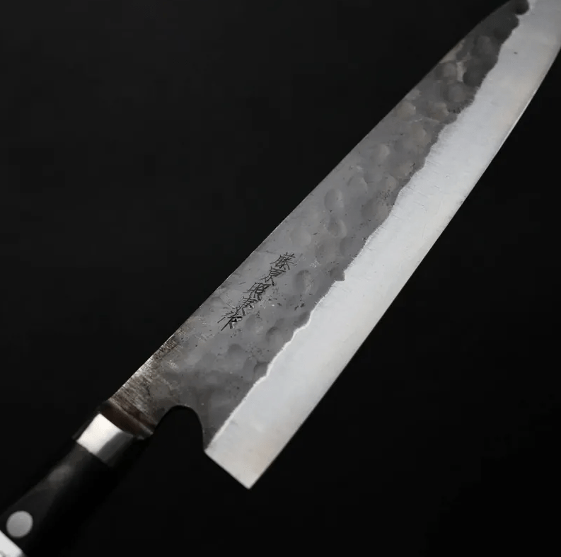 藤原照康 傳家寶刀 牛刀 210mm 青紙超級鋼 洋柄 (3) 藤原照康 傳家寶刀 牛刀<br>210mm 青紙超級鋼 洋柄