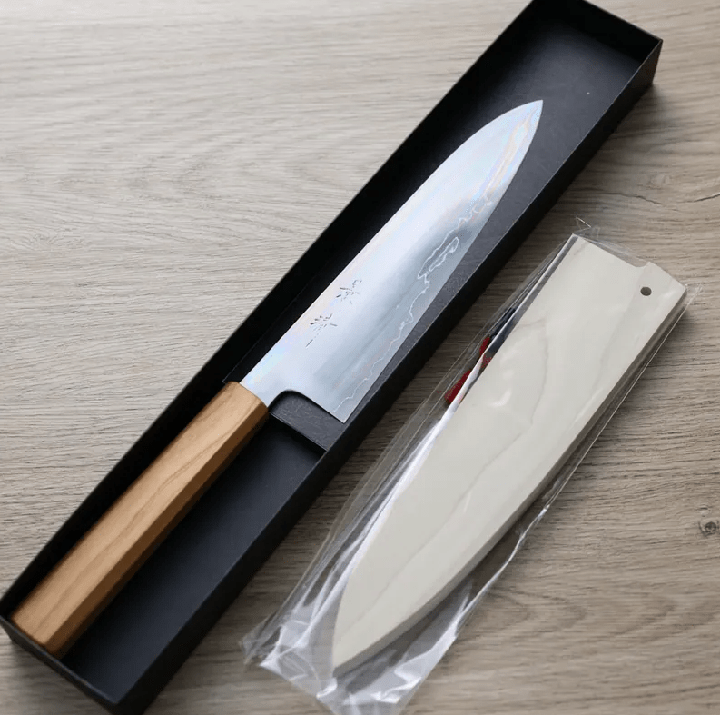 馬場刃物 景清 牛刀 <br>210mm 銀三鋼 櫻付鞘