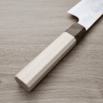 鳩野憲志朗 牛刀 210mm<br>銀三鋼 大馬士革