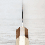 鳩野憲志朗 牛刀 210mm<br>銀三鋼 大馬士革