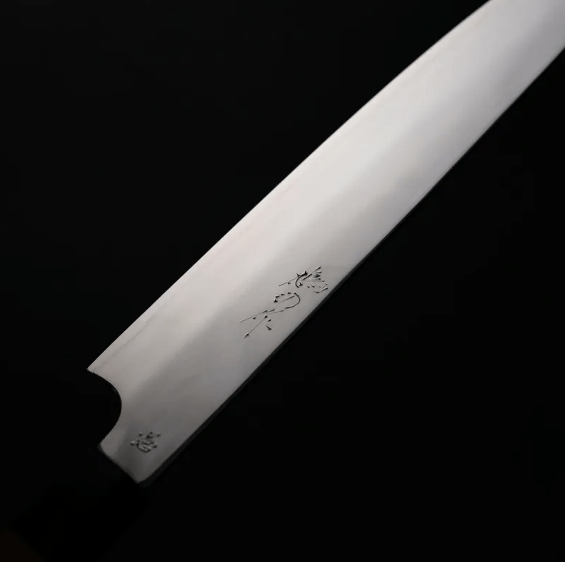 鳩野憲志朗 筋引 240mm<br>ZDP189鋼 鏡面