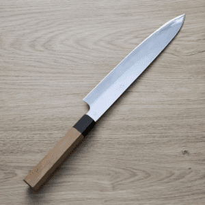 鳩野憲志朗 筋引 240mm<br>ZDP189鋼 鏡面