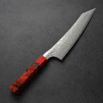 龍泉刃物 紅蓮緋龍 牛刀 210mm SG Strix <br> 63層鎳染大馬士革