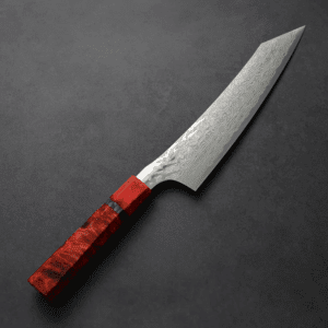 龍泉刃物 紅蓮緋龍 牛刀 210mm SG Strix <br> 63層鎳染大馬士革