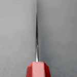 龍泉刃物 紅蓮緋龍 牛刀 210mm SG Strix <br> 63層鎳染大馬士革