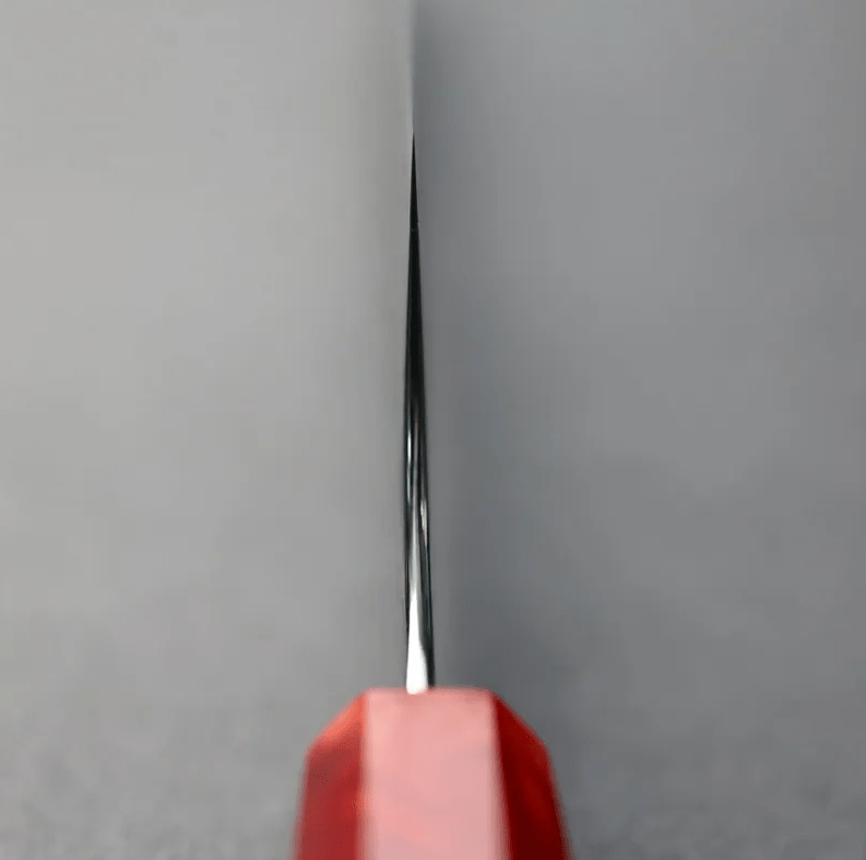 龍泉刃物 紅蓮緋龍 牛刀 210mm SG Strix <br> 63層鎳染大馬士革