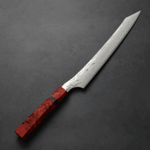 龍泉刃物 紅蓮緋龍 筋引 260mm SG Strix <br>63層鎳染大馬士革