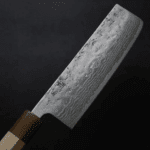 作SAKU 研 菜切 165mm 瑞典鋼 和紙地 大馬士革 (5) 作SAKU 研 菜切 165mm<br>瑞典鋼 和紙地 大馬士革