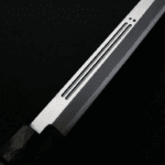 山脇刃物/鄉右馬允義弘 切付柳刃<br>300mm 銀三綱 鏡面血流