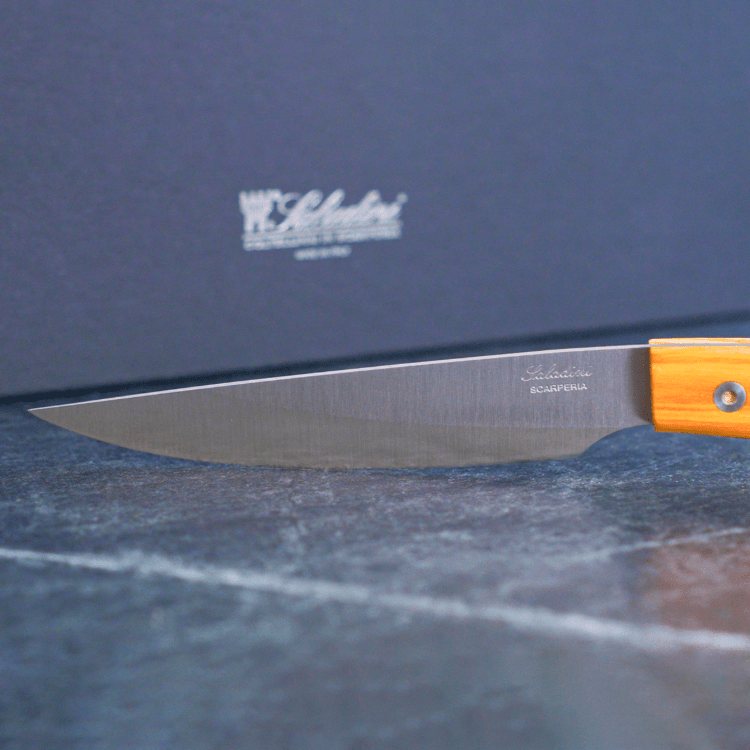 牛排刀_P_ 橄欖木柄 11.5_3 SALADINI 義大利手工牛排刀 115 mm