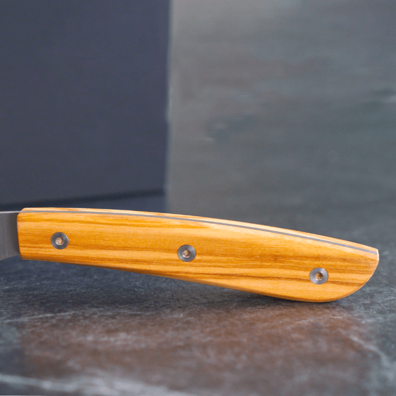 牛排刀_P_ 橄欖木柄_11.5 2 SALADINI 義大利手工牛排刀 115 mm