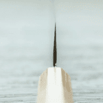 黑崎真 文化刀 180mm <br>SG2粉末鋼 櫻花鎚目