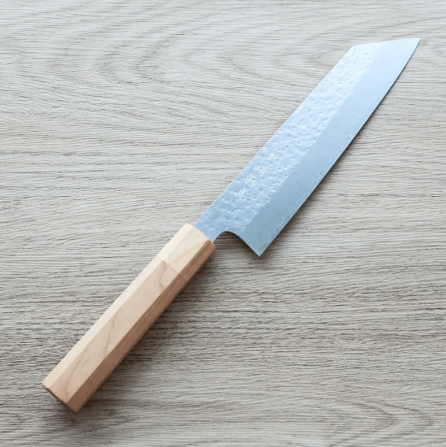 黑崎真 文化刀 180mm <br>SG2粉末鋼 櫻花鎚目