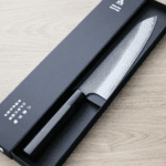 二唐刃物 牛刀 210mm VG Xeos鋼 黑打鎚目大馬士革 (2) 二唐刃物 牛刀 210mm VG Xeos鋼 <br>黑打鎚目大馬士革