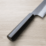 二唐刃物 牛刀 210mm VG Xeos鋼 黑打鎚目大馬士革 (3) 二唐刃物 牛刀 210mm VG Xeos鋼 <br>黑打鎚目大馬士革