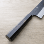 二唐刃物 菜切 180mm <br>SG2粉末HSS鋼 黑打鎚目