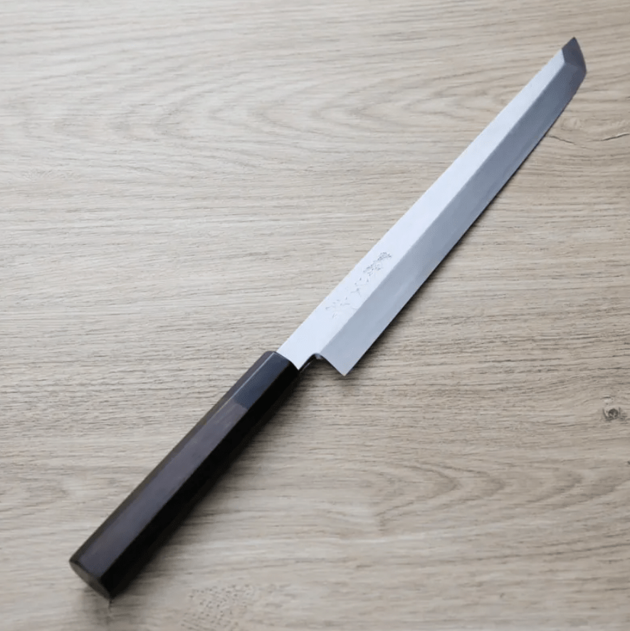 佐海 中川打刃物x清水將史<br>先丸柳刃 270mm 銀三鋼