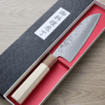 作SAKU 研 三德 165mm<br>瑞典鋼 和紙地 大馬士革