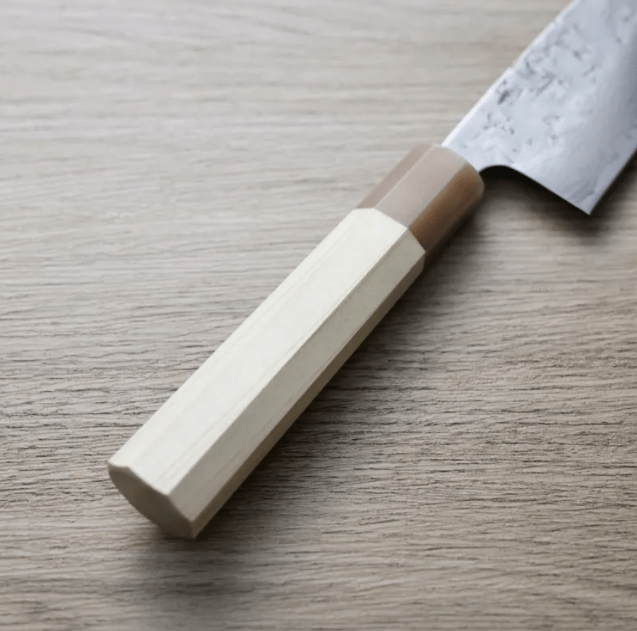 作SAKU 研 三德 165mm<br>瑞典鋼 和紙地 大馬士革