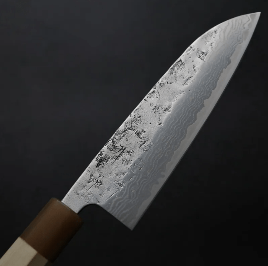 作SAKU 研 三德 165mm<br>瑞典鋼 和紙地 大馬士革