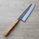 加藤義實 V鎚目 文化 170mm 青紙超級鋼 黑打 加藤義實 V鎚目 文化 170mm 青紙超級鋼 黑打