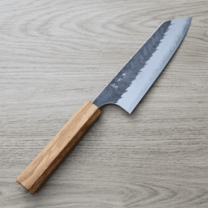 加藤義實 V鎚目 文化 170mm 青紙超級鋼 黑打