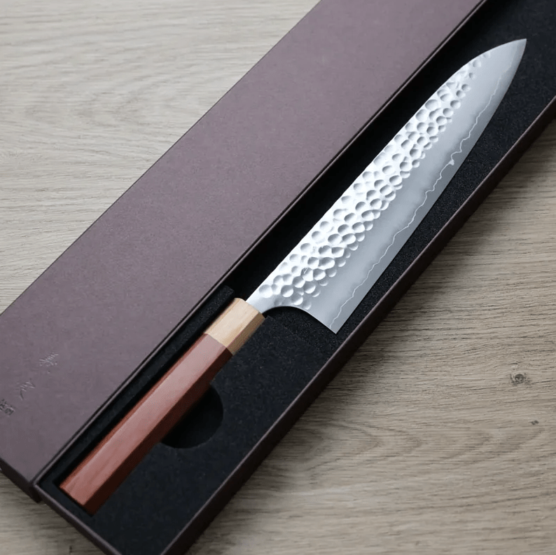 加藤義實 丸鎚目 牛刀 240mm<br>SG2粉末HSS鋼